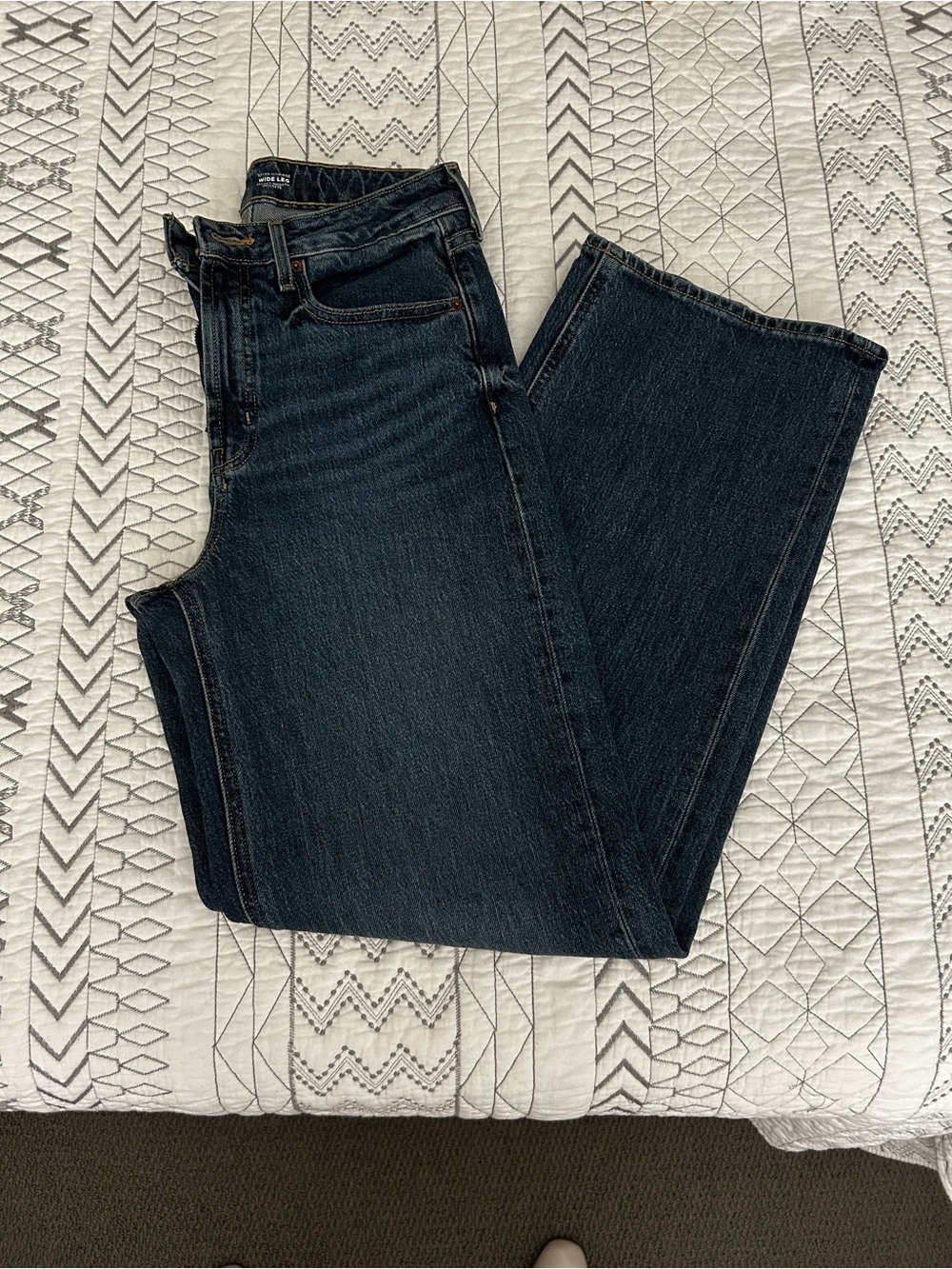 Old Navy Blue Wide Leg Jeans